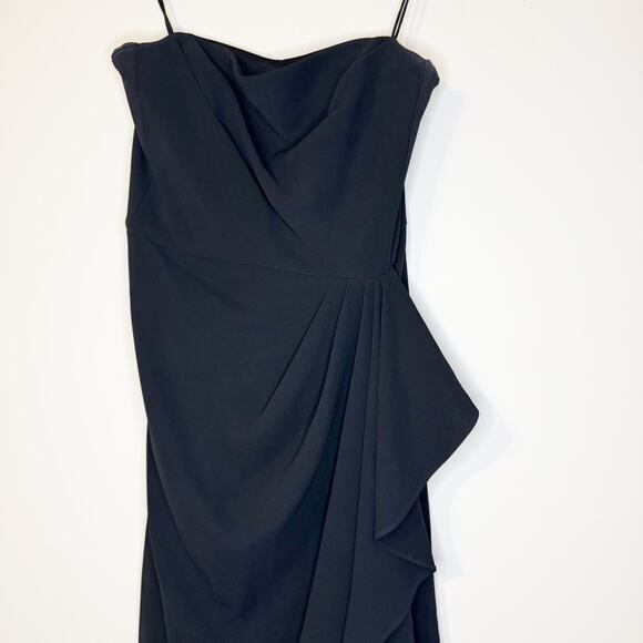 Jonathan Simkhai Keelan Black Strapless Bustier Midi Dress 2 - Picture 6 of 11